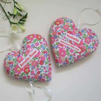New Baby Liberty Print Heart, 5 of 8