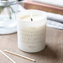 Engagement Gift Personalised Candle Simple Glow Through, thumbnail 1 of 10