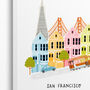 Personalised San Francisco City Print, thumbnail 5 of 7