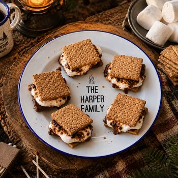 Personalised Enamel BBQ Plate, 4 of 5