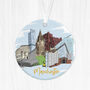 Personalised Manchester Skyline Ceramic Ornament, thumbnail 1 of 4