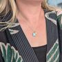 The Duo Labradorite Necklace, thumbnail 2 of 8