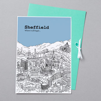 Personalised Sheffield Print, 10 of 10