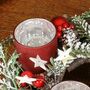 Natural Christmas Candle Holder Centrepiece, thumbnail 4 of 7