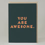 'You Are Awesome' Card, thumbnail 2 of 3
