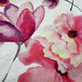 Pink Magnolias Cushion Cover | Double Sided Printing, thumbnail 2 of 7