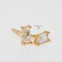 Gold Stud Earrings For Everyday, thumbnail 2 of 4