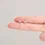 Sterling Silver Small Palm Tree Stud Earrings Earrings, thumbnail 5 of 11