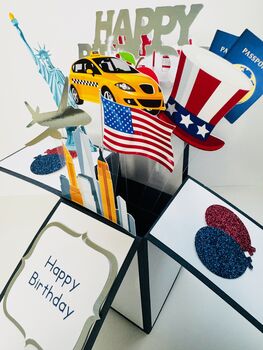 New York Themed 3D Birthday Card, 6 of 7
