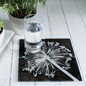 Bold Black And White Glass Coater Gift Set, 2 of 2
