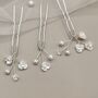 White Floral Bridal Hair Pins Set Of Three, thumbnail 9 of 12