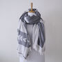 Soft Cotton Throw, Shawl, Christmas Gift For Women, thumbnail 5 of 6