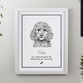 Personalised Dog Breed Framed Print, 5 of 5