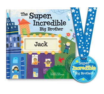 Personalised Children's Book, Big Brother To Twins, 2 of 9