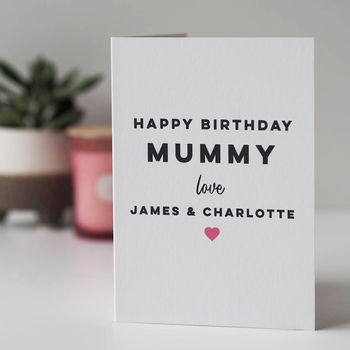 Personalised Happy Birthday Card For Mummy, 3 of 5