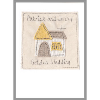 Personalised Church 50th Golden Anniversary Card, 11 of 12