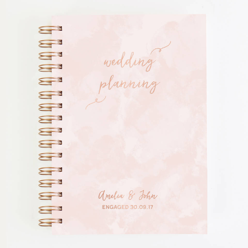 Engagement Reward Blank Wedding day Planner image relating to Blank Planner called Engagement Present Blank Marriage ceremony Planner