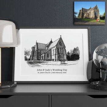 Personalised Pencil Sketch From Your Photo, 8 of 10