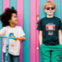 Boombox Retro Positivity Unisex Kids T Shirt, thumbnail 4 of 7