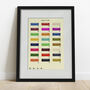 40th Birthday Gift Colours Of 1985 Customized, thumbnail 3 of 10