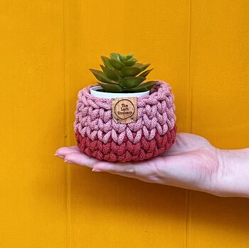 Tutti Frutti Tiny Crochet Basket, 2 of 6