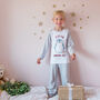 Personalised Penguin Sibling Kids Christmas Pyjamas, thumbnail 2 of 12