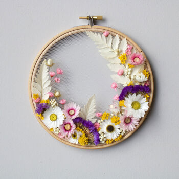 Olga Prinku Dried Floral Embroidery Hoop Kit No.Three, 2 of 7
