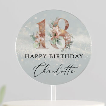 Birthday Celebration Cake Topper, 5 of 5