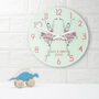 Personalised Ballet Studio Wall Clock, thumbnail 7 of 10