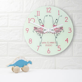 Personalised Ballet Studio Wall Clock, 7 of 10