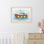 Personalised Noah's Ark Framed Wall Print, thumbnail 9 of 12
