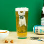 Personalised Best Dog Dad Printed Pint Glass, thumbnail 1 of 7
