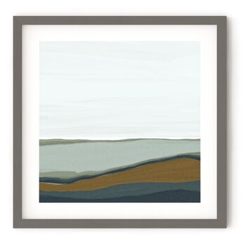 Sky And Seascape Abstract Art Print, 2 of 4