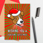 Large Size Jack Russell Christmas Card, thumbnail 1 of 2