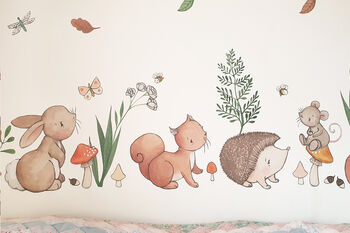 Children's Woodland Animals Wall Decal Stickers, 2 of 11
