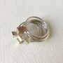 Tiny 'Cup Cake' Embossed Stacking Ring, thumbnail 2 of 9