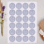 Thank You Botanical Circle Sticker Sheet, thumbnail 4 of 4