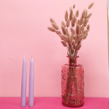 Birthday Personalised Vase, Flowers, Candles Gift Set, 3 of 6