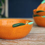 Ceramic Orange Dish, thumbnail 2 of 5