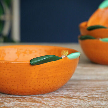 Ceramic Orange Dish, 2 of 5