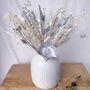 Christmas Dried Flowers In White And Silver, thumbnail 2 of 4