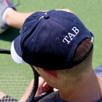 Personalised Tennis Cap, 2 of 6