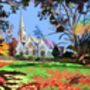 Christ Church, Wanstead, East London Art Print, thumbnail 2 of 2