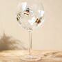 Floral Bumblebee Gin Glass, thumbnail 2 of 7