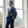 Personalised Leather Classic Briefcase For Men 'Paolo3', thumbnail 9 of 11
