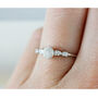 Dahlia And Diamonds Ring, thumbnail 8 of 10