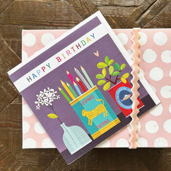 Happy Birthday Pencils Card, 4 of 5