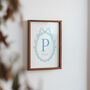 Personalised Vintage Initial Nursery Print For Baby, thumbnail 3 of 6