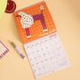 2027 Compact Wall Calendar | Arty Dogs, thumbnail 3 of 8