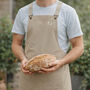 Cotton Canvas Cross Back Apron Personalised With Initials, thumbnail 1 of 7